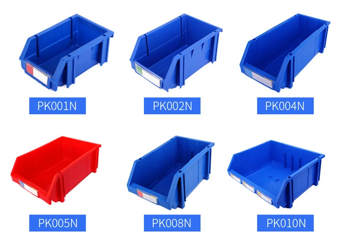 Parts Storage Organizer Industrial Plastic Stackable Hanging Storage Bins