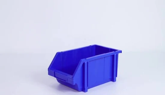 Contenitore di stoccaggio in plastica per pezzi di ricambio per scaffali sospesi industriali impilabili piccoli e grandi personalizzati, per rack per utensili, per garage/officina/hardware